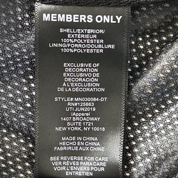 Members Only Nickelodeon Jacket Mens Large Cartoon Print Hooded Windbreaker 90s - Picture 12 of 13